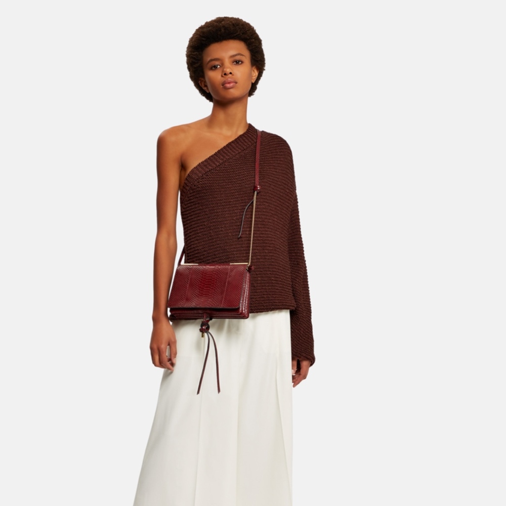 New Authentic STELLA MCCARTNEY Small Flo Alter Snake Faux bag